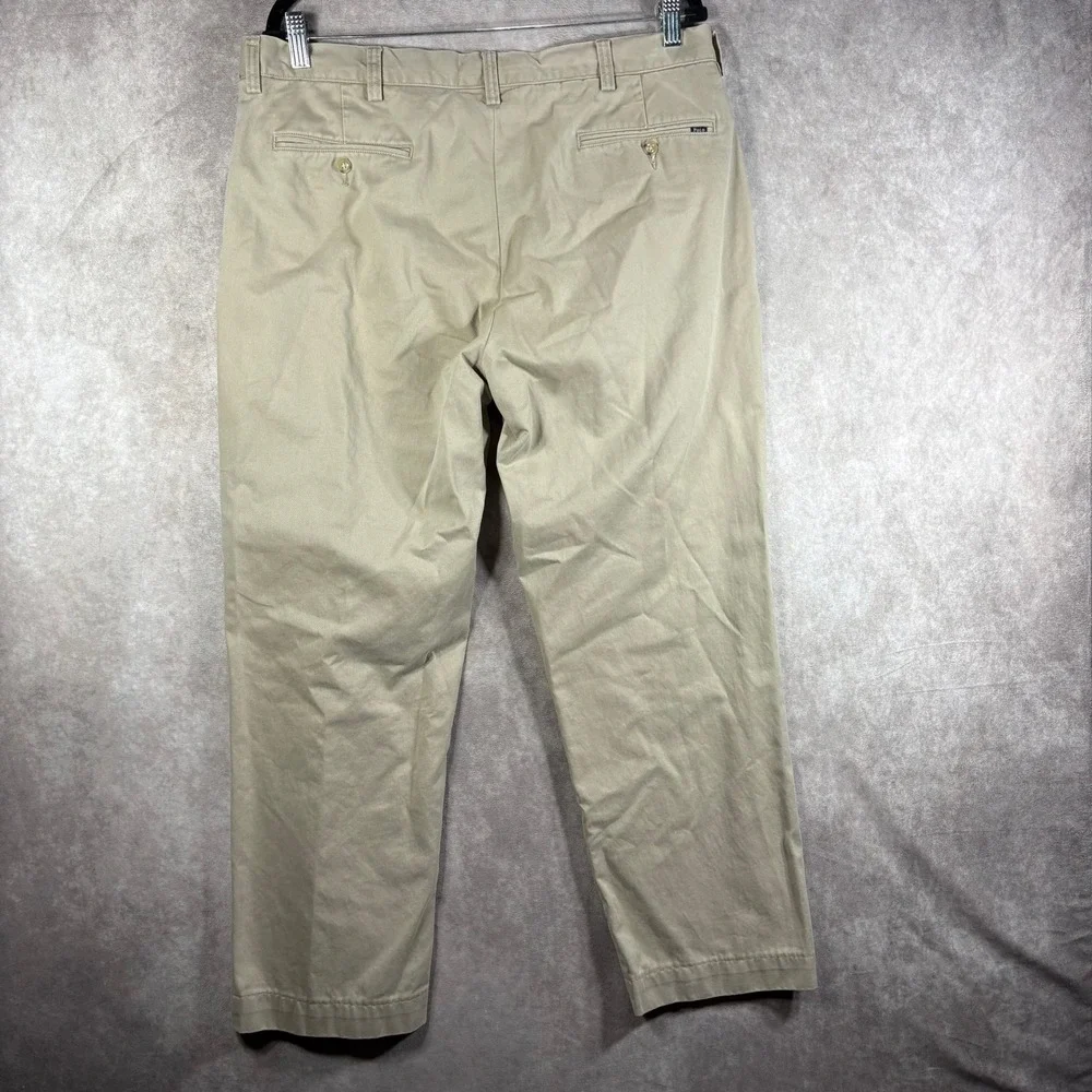 Polo‎ Ralph Lauren Pants Mens 36x30 Khaki Chinos Classic Fit Cotton Twill Casual
